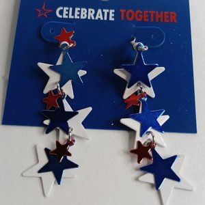 Star Spangle Dangle Earrings